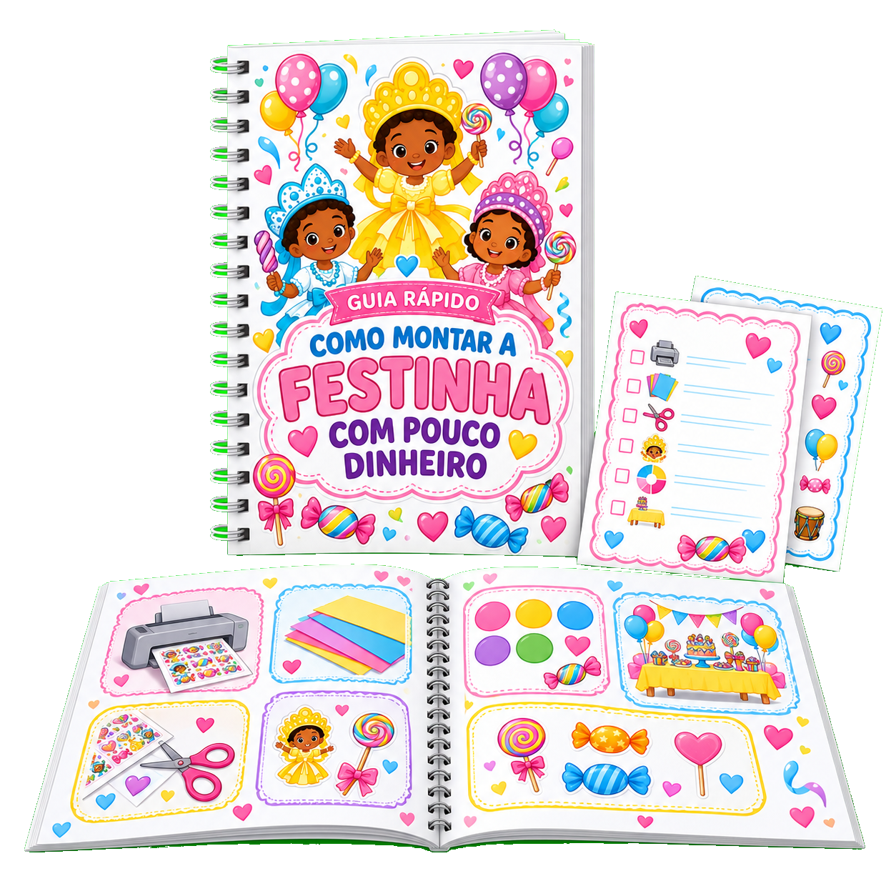 Bônus 4: Guia Rápido — Como Montar a Festinha com Pouco Dinheiro